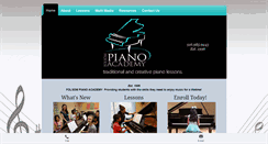 Desktop Screenshot of folsompianoacademy.com